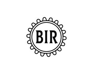 BIR Logo design vector template. BIR