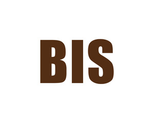 BIS logo design vector template. BIS
