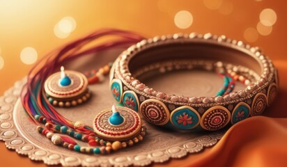 Obraz premium festival of happy shree krishna janmashtami abstract design background