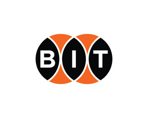 BIT logo design vector template. BIT