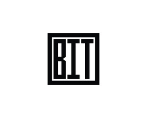 BIT logo design vector template. BIT