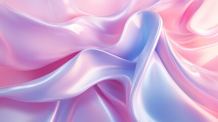 Obraz premium pink and blue gradient waves