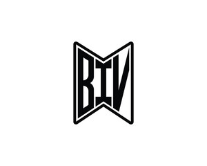 BIV logo design vector template. BIV