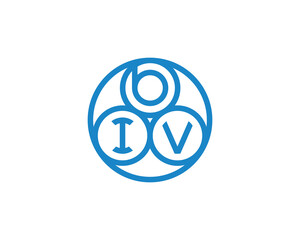 BIV logo design vector template. BIV