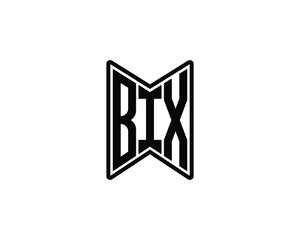 BIX Logo design vector template. BIX