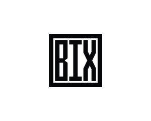 BIX Logo design vector template. BIX