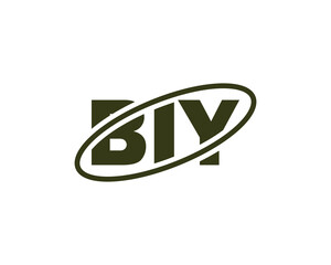 BIY Logo design vector template. BIY