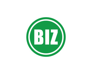 BIZ Logo design vector template. BIZ