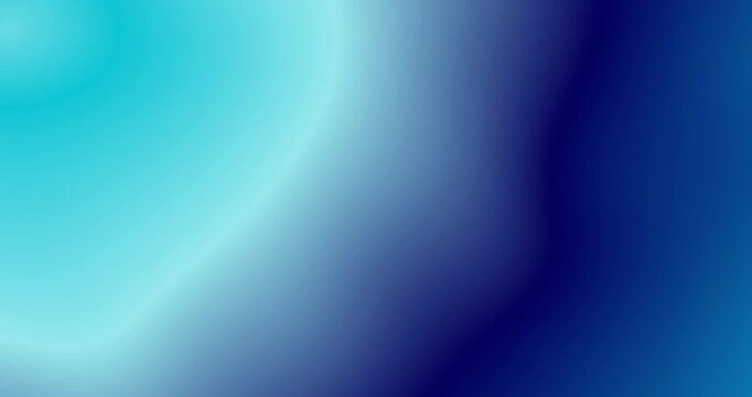 Abstract radial color gradient background with liquid style waves featured blue and white Seamless looping video animation. Animated gradient background