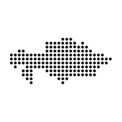 Fototapeta premium Kazakhstan map icon