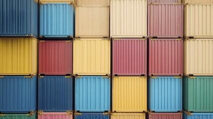 Fototapeta premium Low-emission supply chains are transforming logistics through innovative technologies, paving the way for an environmentally friendly and sustainable tomorrow.