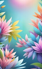 background with flowers
