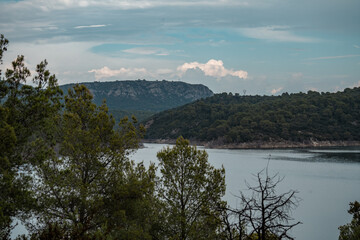 lake in the mountains