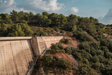 dam in the mountains