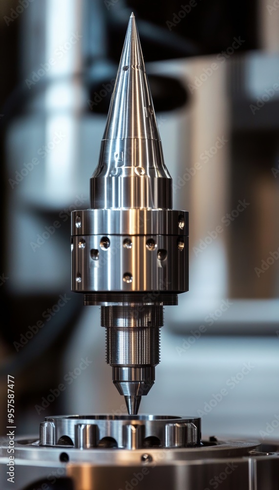 Aufkleber precision cnc machining of rocket engine components showcasing aerospace industry complexity