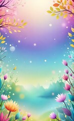 flowers and butterflies