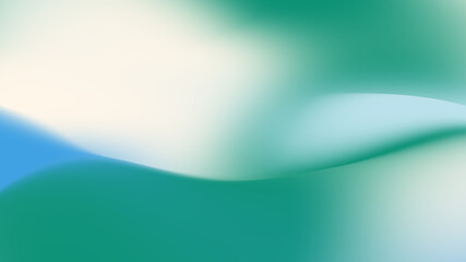 Gradient blur light blue green pastel abstract background