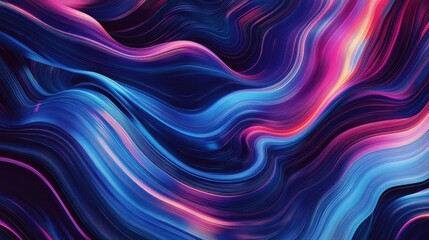 Obraz premium Abstract Blue and Pink Swirling Lines Background for Website and Design Projects.
