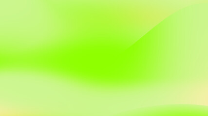 Gradient blur wavy green yellow abstract background
