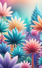 background with flowers