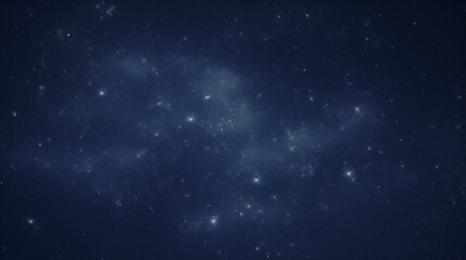 Fototapeta premium Deep Space View with Twinkling Stars in a Nebula of Light Blues and Deep Blacks