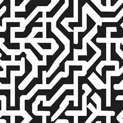 30. **Greek key pattern with repeating, interlocking meanders.**