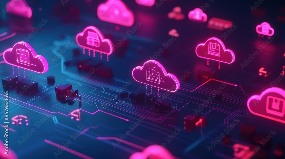 Poster cloud computing network