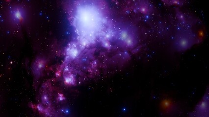 Cosmic Starry Nebula Background – Vivid Space Landscape