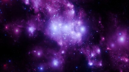 Colorful Nebula Galaxy and Stars – Dreamy Space Scene