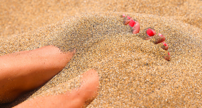 Feet in the Sand