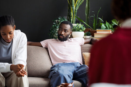 Disappointed couple