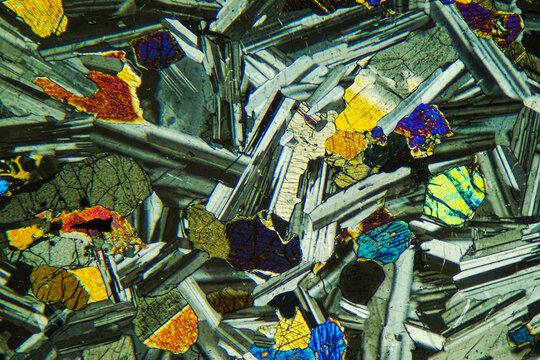 Micrograph of cabbro texture