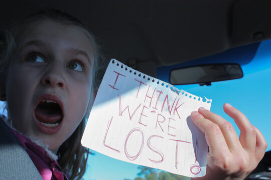 Lost while travelling