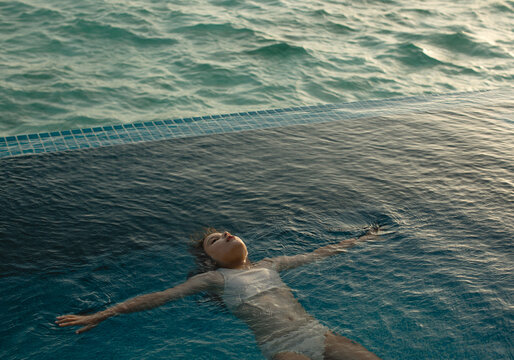Floating in the Pool