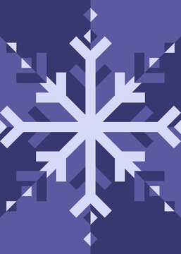 Abstract snowflake