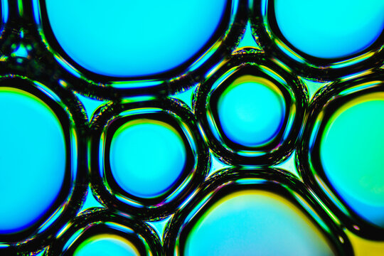 colorful bubble abstract background