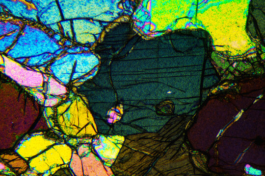 Micrograph of peridotite