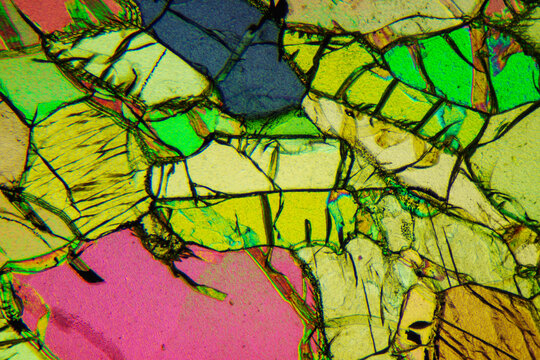 Micrograph of peridotite