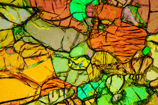 Micrograph of peridotite