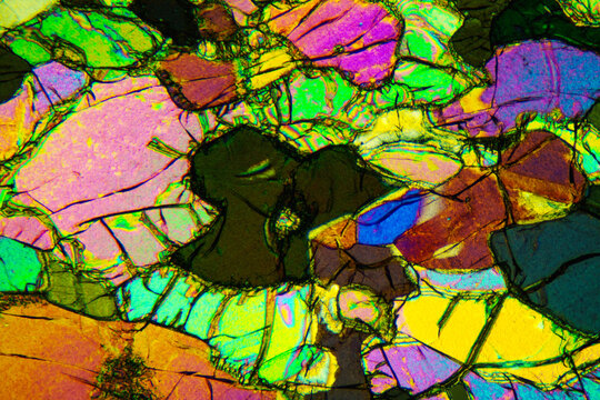 Micrograph of peridotite