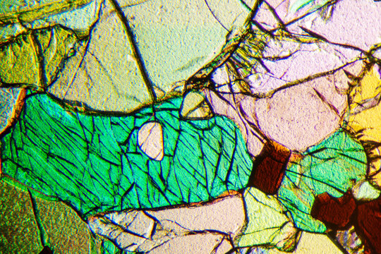 Micrograph of peridotite