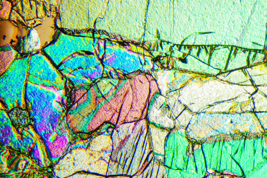 Micrograph of peridotite