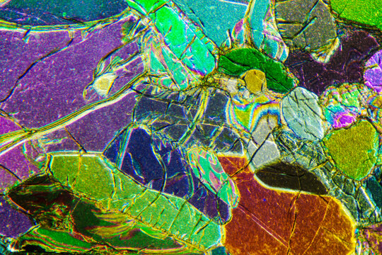 Micrograph of peridotite