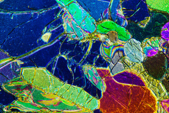 Micrograph of peridotite