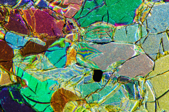 Micrograph of peridotite