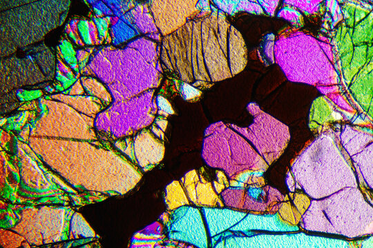 Micrograph of peridotite