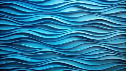 Obraz premium Abstract blue paper texture with flowing waves and shapes
