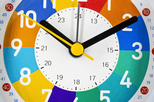 Detail Of An Alarm Clock For Children  