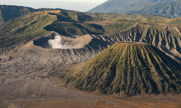 Mount Bromo In Java, Indonesia. Volcano