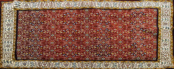 Details of hand woven carpets